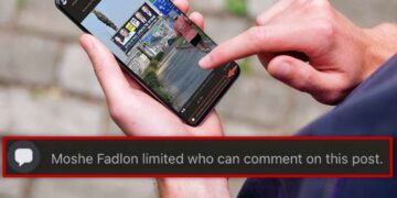 הודעה המוצגת לחלק ממשתמשי פייסבוק בקמפיין של משה פדלון