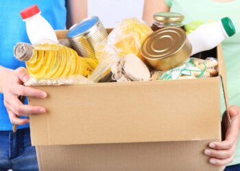 חלוקת סלי מזון. תמונת המחשה ממאגר