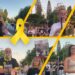עצרת למען החטופים, כיכר הרוקדים הרצליה. צילומים מטה המאבק הדמוקרטי הרצליה