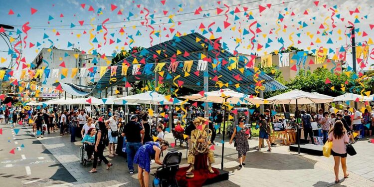 אירוע קודם ברחוב סוקולוב. צילום דוברות העירייה