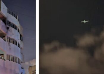 הכטב"ם בשמי הרצליה וחזית בית האבות שנפגע. צילומים:מהרשתות החברתיות בשימוש לפי סעיף 27א לחוק זכויות יוצרים