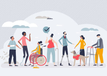 תמונת אילוסטרציה של אנשים עם מוגבלויות