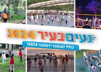 פעילות נעים בעיר לשנת 2024 בהרצליה מתארכת גם לחודשים נובמבר ודצמבר. צילומים דוברות העירייה