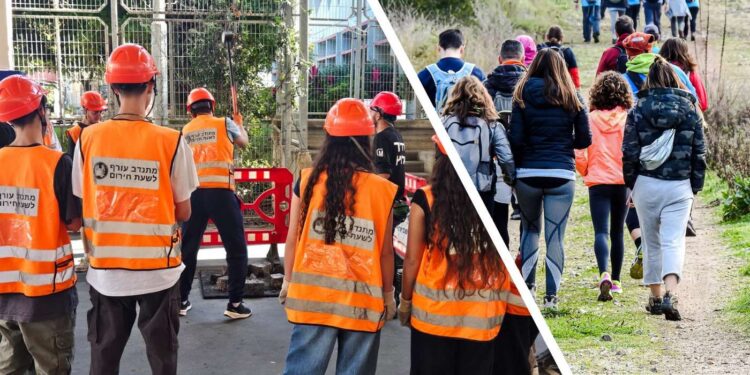 מטיילים ומחלצים: מימין צילום Deposit Photos צילום הכשרה (משמאל) דוברות העירייה.