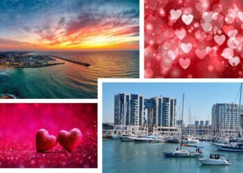 בתי המלון בהרצליה משיקים חבילות רומנטיות לכבוד חודש האהבה. צילום מימין למטה חגי טימסיט. צילום משמאל למעלה: עידו מאירוביץ