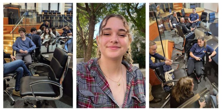 אריאל זיו, יו"ר מועצת הנוער הנכנסת. צילומים פרטי