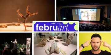 פברוארט - ליל תרבות ואמנות בהרצליה. צילומים: למעלה: מימין: דוברות העירייה, משמאל: רוית זיו. למטה: מימין נוי ערקובי, במרכז ומשמאל: דוברות העירייה.