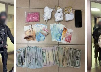 מבצעים נרחבים בהרצליה נגד שב"חים וסחר בסמים. צילומים דוברות המשטרה