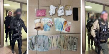 מבצעים נרחבים בהרצליה נגד שב"חים וסחר בסמים. צילומים דוברות המשטרה