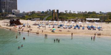 חוף אכדיה דרום. צילום דוברות העירייה