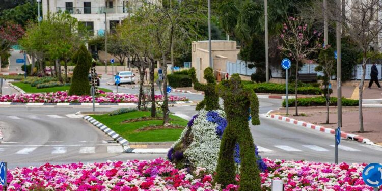 הרצליה זכתה השנה ב-5 כוכבי יופי, הציון הגבוה ביותר בתחרות "עיר יפה ומקיימת". צילום דוברות העירייה