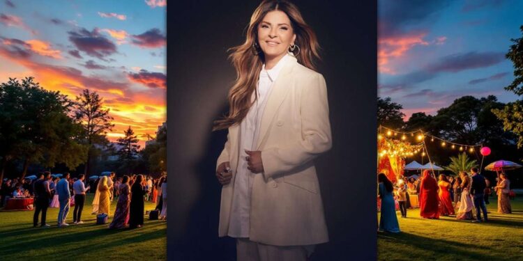 זהבה בן. צילום: ערן לוי. עיבוד תמונת רקע: AI