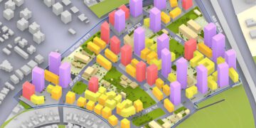 תוכנית ראשונית של שכונת יד התשעה החדשה, כפי שהוצגה בכנס עם התושבים. מקור: מצגת מהמפגש