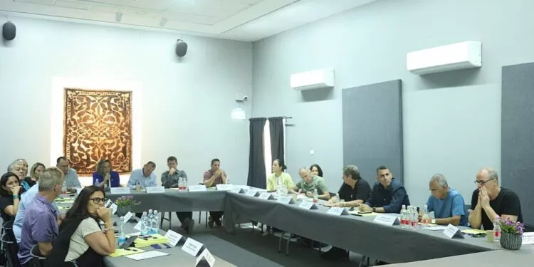מפגש העבודה הראשון של פורום ראשי הרשויות הליברליים. צילום דוברות העירייה