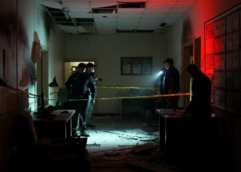 שריפה פרצה במשרד ברחוב זיסו בהרצליה. תמונה עיבוד AI