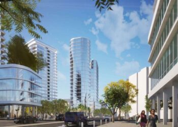 צומת כדורי של העשור הבא. הדמיות התוכנית. קרדיט: משרד האדריכלים דני קייזר.