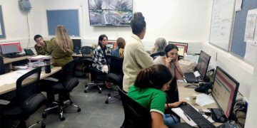 המוקד שהפך ללב הפועם: כך מגן מוקד 106 על תושבי הרצליה בימי המערכה. צילום דוברות העירייה