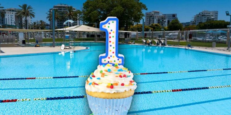 קאנטרי הרצליה חוגג שנה לפתיחתו המחודשת. צילום רקע דוברות העירייה