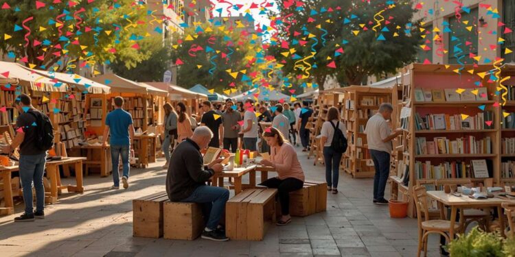 9-8 ביולי בשדרות ח"ן עם הופעות, יריד ספרים ופעילויות לכל המשפחה, הופעות של אורי בנאי ורונית שחר. תמונה: עיבוד AI