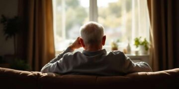 אם אתם גרים ליד שכן מבוגר או אדם שחי בגפו – פנו אליו מדי פעם, בדקו לשלומו, שוחחו איתו או שלחו הודעה. תמונה: עיבוד AI