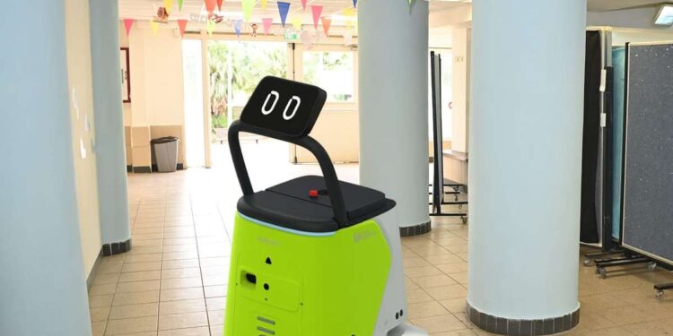 החל מספטמבר, רובוטים מנקים שיתגברו את עבודות הניקיון של מנקי בתי הספר. עיבוד ממוחשב של הרובוט המנקה, קרדיט דוברות העירייה