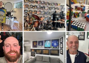 בר גינדי היוצר והמגיש של הפודקאסט "אנשים ואספנים". צילומים בר גינדי