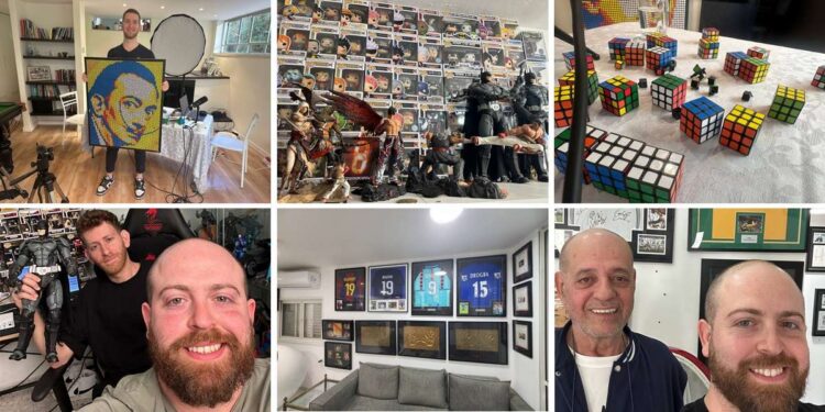 בר גינדי היוצר והמגיש של הפודקאסט "אנשים ואספנים". צילומים בר גינדי