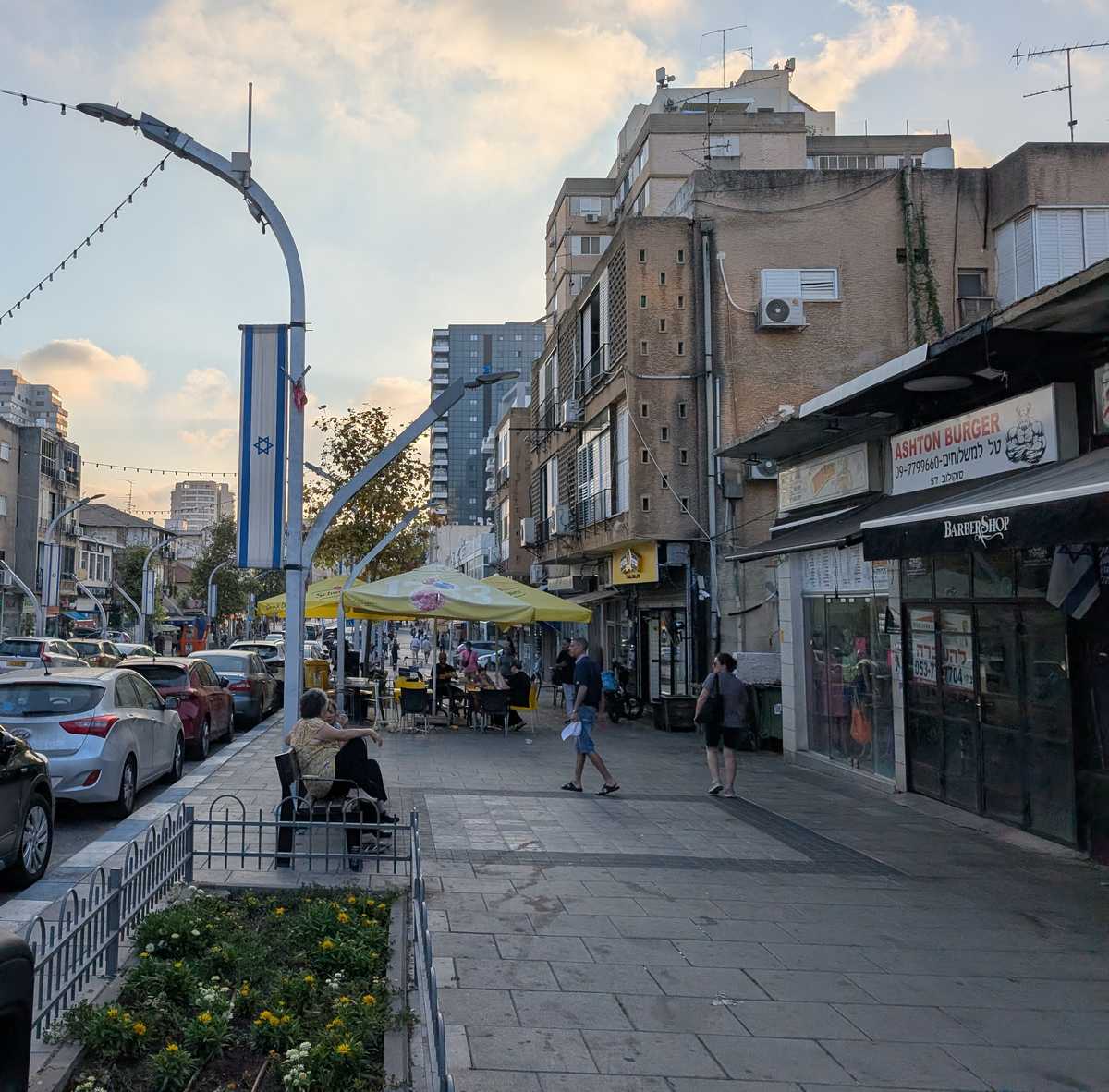 רחוב סוקולוב מבט לכיוון מערב. צילום מערכת האתר