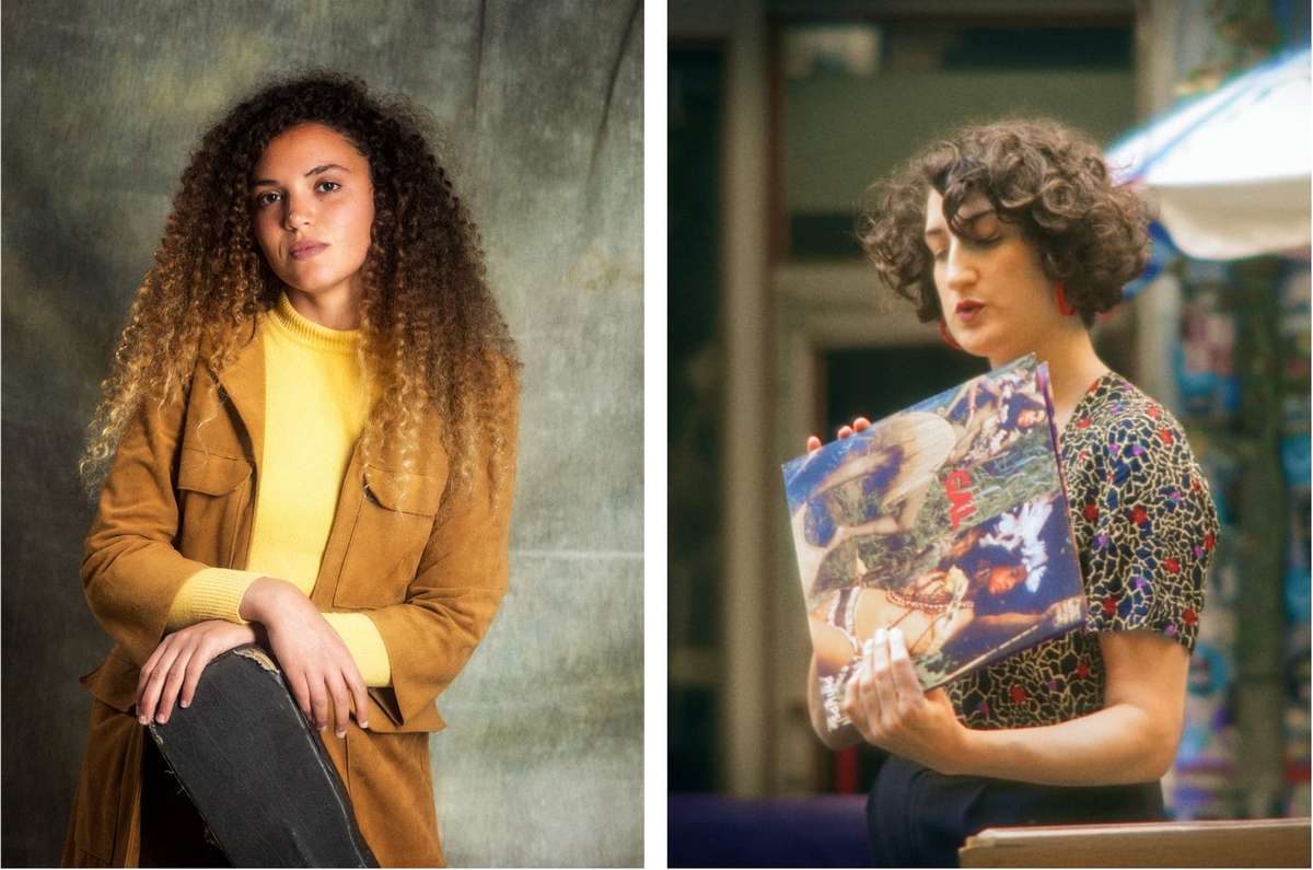 מימין: נעה ארגוב. צילום: דניאל ווגמן.עמר גושן. צילום: ג'ראר אלון.