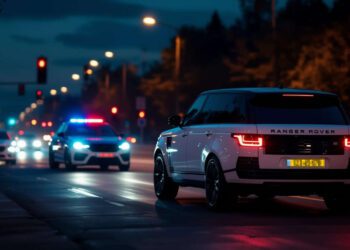 נער בן 13 נתפס נוהג ברכב יוקרה בלי רישיון - הסיע את חבריו בהרצליה. תמונה: עיבוד AI