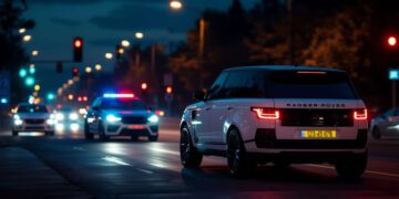 נער בן 13 נתפס נוהג ברכב יוקרה בלי רישיון - הסיע את חבריו בהרצליה. תמונה: עיבוד AI