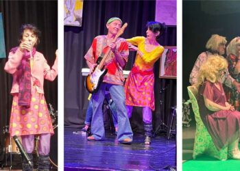 להקת תיאטרון חובבים בוגרים ומבוגרים עושים תיאטרון. צילומים אלחנן בר