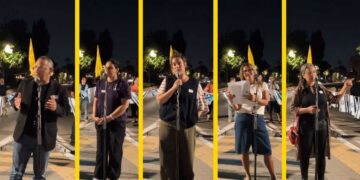 בעצרת המרגשת השתתפו משפחות החטופים ששבו, משפחות אבלות וקהילת תושבים שלמה, תוך מסר ברור: המאבק נמשך עד החטוף האחרון. צילומים: מארגנות העצרת