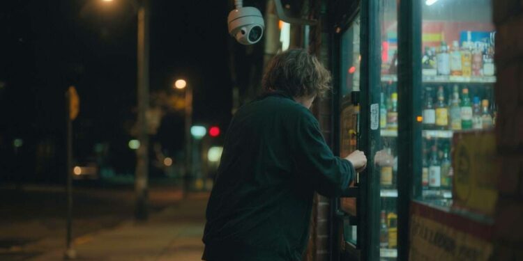 מכתב האישום: פרץ את דלת המקום וגנב חמישה בקבוקי אלכוהול שונים. תמונה: עיבוד AI