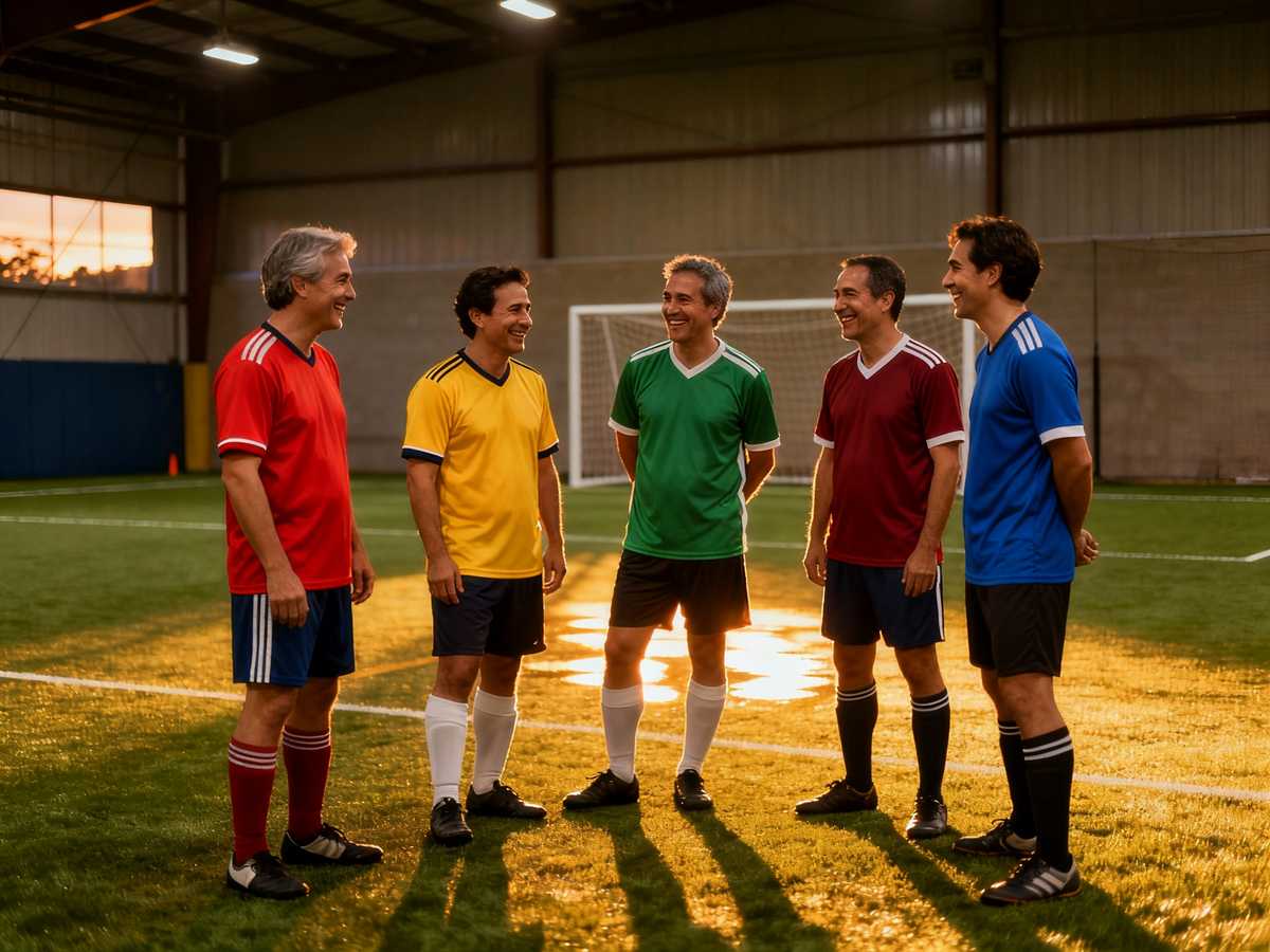 אבא גול: אירוע ספורטיבי בריאותי ומהנה, שמאחד בין אבות לבנים, בין בתי הספר ובין הקהילות בעיר. תמונה עיבוד AI