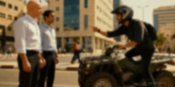 האירוע התרחש ביום שישי האחרון (7 בנובמבר) ברחוב בן גוריון במרכז העיר. תמונה להמחשה, עיבוד AI