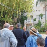 צחי נבוא במהלך אחד הסיורים הקודמים. צילום פרטי