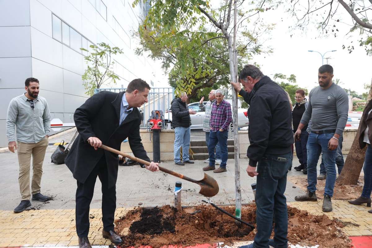ראש העיר, יריב פישר:"למעלה מ-100 עצים חדשים שיצללו את הרחוב - יעודדו הליכתיות"