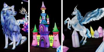 עשרות מיצבי ענק, מוארים ומרהיבים, המשלבים טכנולוגיה חדשנית, יעטפו את מרכז העיר. קרדיט צילום: גיא יחיאלי