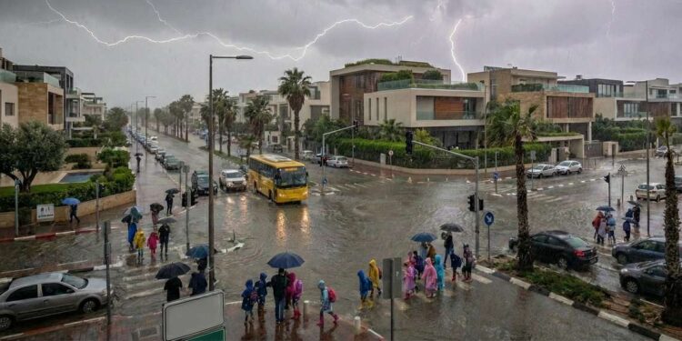 בתום הערכת מצב שקיימה העירייה עם כלל הגורמים המקצועיים: לימודים בכל בתי הספר והגנים בעיר יתנהלו היום כסדרם. תמונה: עיבוד AI