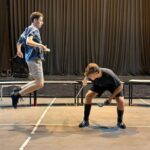 מתוך החזרות: קרבות במה מורכבים בין הוק לפיטר. צילום פרטי