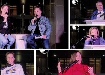 מאות הרצליים מילאו את כיכר העירייה בדרישה לשינוי ואחריות מדינית. צילומים" מטה המאבק הדמוקרטי הרצליה