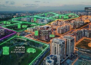 עבודת מטה מקיפה, שהתבססה על שימוש בטכנולוגיות מתקדמות של בינה מלאכותית, מצלמות עירוניות ומערכות ניתוח ומעקב חכמות. תמונה: מערכת האתר ועיבוד AI