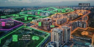 עבודת מטה מקיפה, שהתבססה על שימוש בטכנולוגיות מתקדמות של בינה מלאכותית, מצלמות עירוניות ומערכות ניתוח ומעקב חכמות. תמונה: מערכת האתר ועיבוד AI