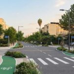 כיצד יוכל להראות רחוב העצמאות, לאחר סיום העבודות, מבט לכיוון מזרח. המחשה: עיבוד AI