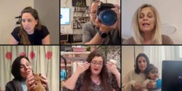 מורי בית ספר גורדון מתגעגעים לתלמידות ולתלמידים ושולחים סרטון מקסים ויצירתי. צילומים מתוך הסרטון