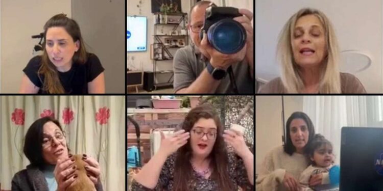 מורי בית ספר גורדון מתגעגעים לתלמידות ולתלמידים ושולחים סרטון מקסים ויצירתי. צילומים מתוך הסרטון