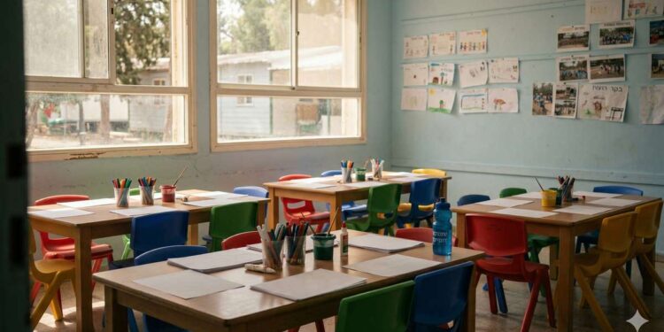 עיריית הרצליה לא תחייב הורים עבור הימים בחודש מרץ שבהם לא התקיימה פעילות במעונות, בגני הילדים, בצהרונים ובחוגים, בשל המצב הביטחוני. תמונה: עיבוד AI