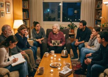 ערב כ״ו בניסן תשפ״ו מתקרב – וכל אחד יכול לפתוח את הסלון, לספר את סיפור המשפחה או להעניק לו בית חם בהרצליה. תמונה: עיבוד AI