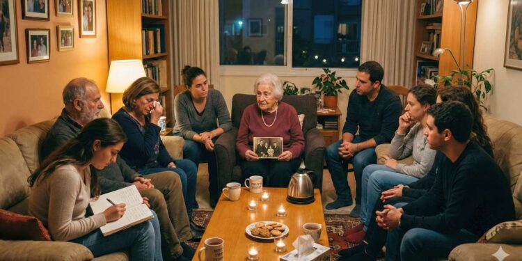 ערב כ״ו בניסן תשפ״ו מתקרב – וכל אחד יכול לפתוח את הסלון, לספר את סיפור המשפחה או להעניק לו בית חם בהרצליה. תמונה: עיבוד AI